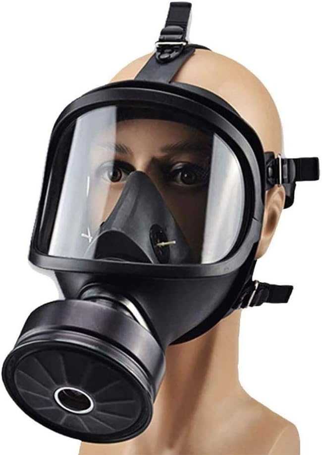 YLOVOW Respirator Dust Mask Spray Paint Mask Dual Cartridge Respirator Industrial Chemical Reusable Mask