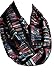 Etwoa's Bookshelf Black Infinity Scarf Circle Scarf Loop Scarf
