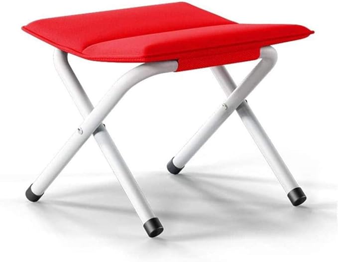 Folding Footstools With Cushion Portable Lightweight Chairs For Camping