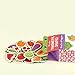 Mudpuppy Wooden Fruits & Veggies Shapes Magnetic Backing Ages 3 to 7– 35 Pieces Each Measure 1.75” in Height