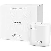 Frave Air Lux Diffuser, Plug-in Waterless Diffuser for Essential Oil, Smart Bluetooth App Control, Covers Up to 500 sqft 60ml Capacity, Home Office Hotel Scent Diffuser, Cold Air Technology, White