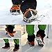 Micro Spikes Ice Snow Grips Cosyzone Traction Cleats Shoes Boots Crampons Grippers for Walking Mountaineering Hunting Hiking