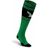 For Bare Feet NFL Classic PHILADELPHIA EAGLES Marathon Compression Sock Team Color Large/Extra Large