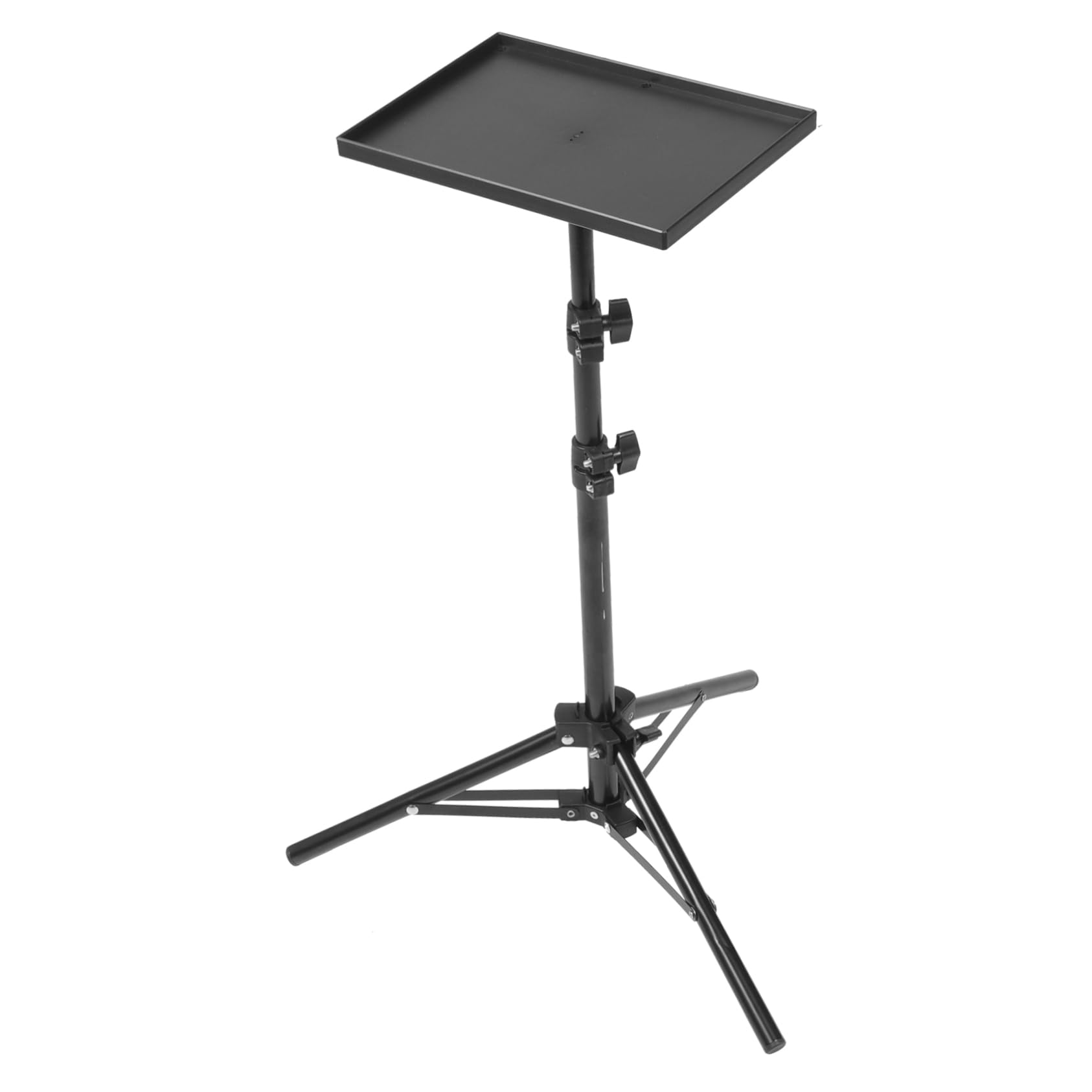 Alipis Projector Tripod Stand, 45 Adjustable Dj Laptop Stand Tripod Equipment Projector Holder, Laptop Floor for Home, Office, Studio, Stage, Indoor, Outdoor