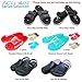 U.S. Jaclean Foot Reflexology Sandals for Mens Womens Therapeutic Acupressure Magnetic Massaging Sandals Slippers Accu Step (XL(M10.5-12))