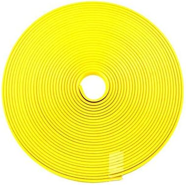 ホイールリムステッカー ホイールリムプロテクター ホイールリムガード リムテープ タイヤ キズ 車 自転車 キズ防止 キズ隠し バイク カー用品 耐熱耐寒性ゴム 粘着テープで簡単施工 イエロー