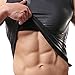 YiZYiF Sexy Mens Underwear T-Shirt Sleeveless Vest Tank Top Leather Undershirt Medium, Black
