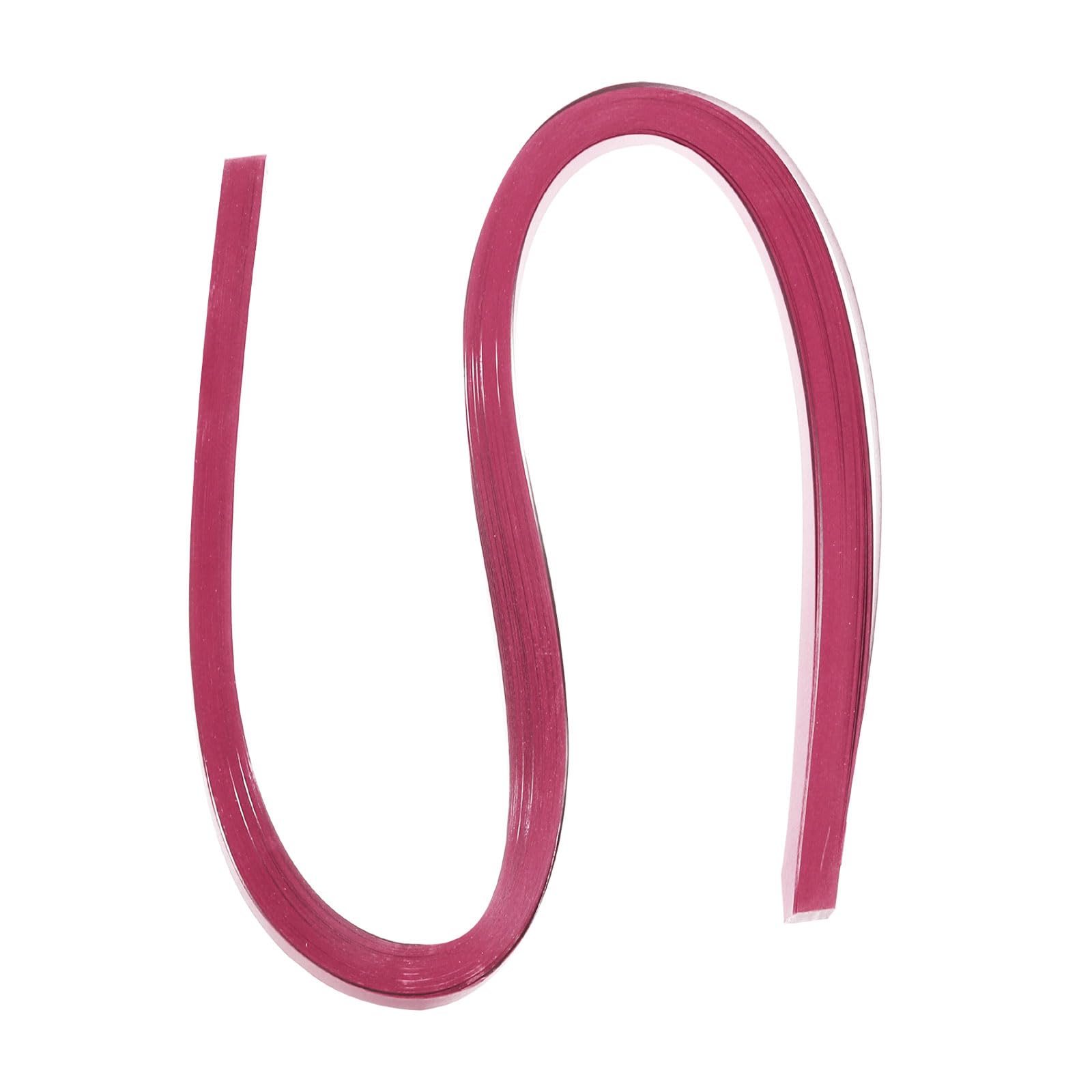 PATIKIL 60pcs Metallic Quilling Strips Paper 1cm x 54cm Origami Paper Quilling Kits for Adults Beginner Art DIY Craft Christmas, Rose Red