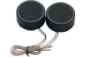 Car Tweeter 12V 500W with Built-in Crossover, Dome Speaker for Vehicle Audio System, 4Ω Impedance 5KHz-20KHz Frequency Range,