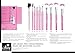SHANY Pro Vegan Mineral Brush Set with Pink Clutch