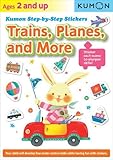 Kumon Step-by-Step Stickers: Trains, Planes, and More by Kumon Publishing, Kumon