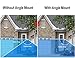 Cowjag Angle Mount (30 to 55 Degree) Compatible with Video Doorbell Pro, Angle Mount Replacement Adapter Adjustment Mounting Plate Bracket Wedge Corner Kit with Screwdriver and Screws (Blue)