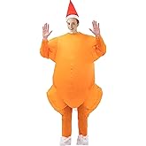 SYIIMG Inflatable Costume for Adult Halloween Inflatable Costume Xmas Christmas Blow Up Suit Halloween Costume