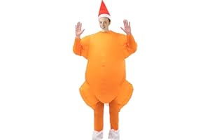 SYIIMG Inflatable Costume for Adult Halloween Inflatable Costume Xmas Christmas Blow Up Suit Halloween Costume