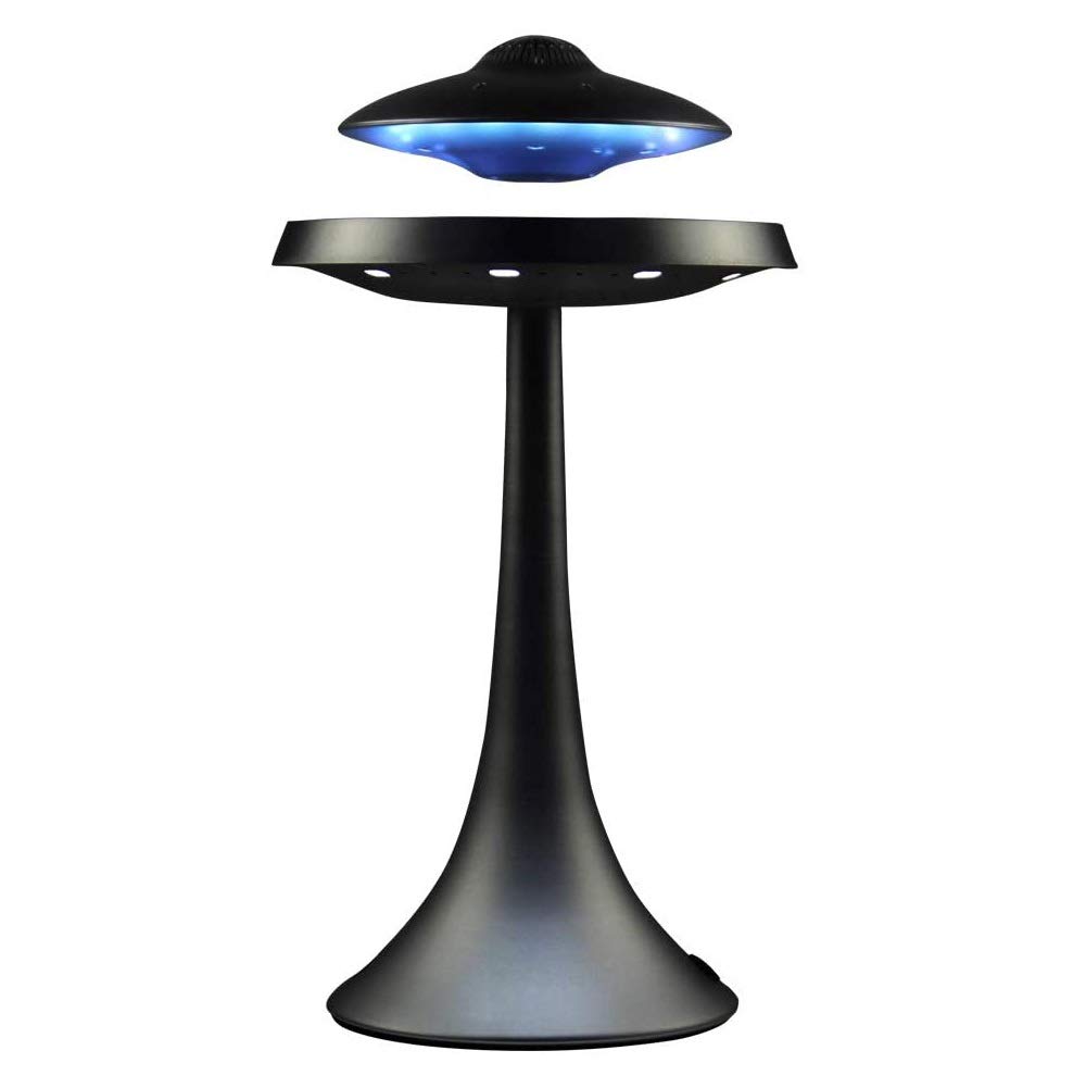 AZHLUF Bluetooth Speaker Magnetic UFO Levitating Floating Speaker，LED Lamp Bluetooth Speaker with St