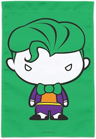 graphics more batman joker cute chibi character garden yard flag pole not included amazon co uk garden outdoors batman joker cute chibi character