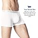 Lapasa Mens Underwear 4-Pack Boxer Brief Micro Modal Breathable Pouch Trunks (No Seam on The Legs) M01, Original White, XX-Large (Waist 44 Inches -46 Inches)