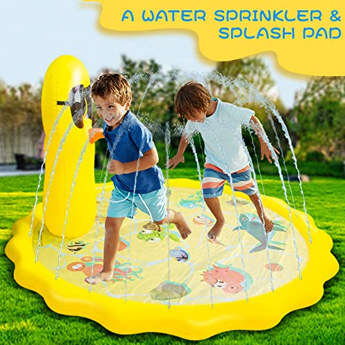 Splash Pads for Toddlers, Baby Splash Pad Sprinkler for Kids Outside