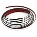 ReFaXi 3m Silver Car Grille Exterior Chrome Styling Decoration Moulding Trim Strip Silver Bright Durable New 6mm