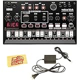 Korg Volca Kick Analogue Kick Generator Bundle with Power Supply and Austin Bazaar Polishing Cloth