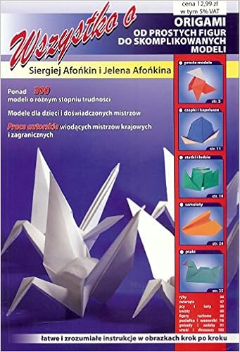 Wszystko O Origami Afonkin Siergiej Afonkina Jelena