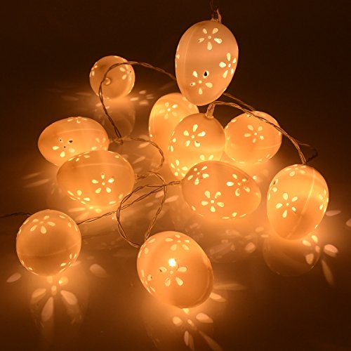Easter 10ft 30led string egg lights party charistmas ha…