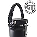 GALAXTEK Paracord Handle Compatible with Hydro Flask Wide Mouth Bottle - Durable Carrier, Secure Accessories, Survival Strap Cord with Safety Ring and Carabiner (Black Speckled) primary