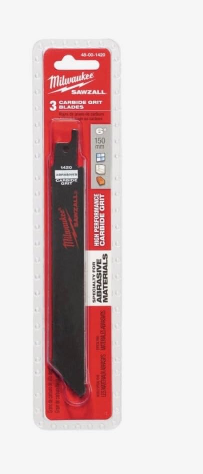 Milwaukee Reciprocating Saw Blade Special TC 150 mm Pack of 3