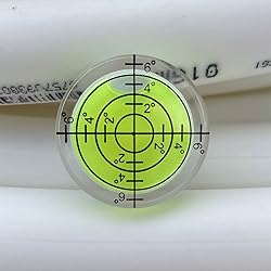 LAIESYA 3Pcs Circular Bubble Level Bullseye Degree