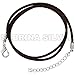 Jewelry Brown Silk Cord Chain Necklace Stainless Steel Lobster Clasp, sizes 16 & 18 + 1 inch extension