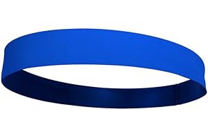 BONDI BAND SOLID MOISTURE WICKING 2" HEADBAND, BLACK - Workout Sweatband; Great for Running, Walking, Crossfit, Skiing, Workouts; Super absorbent