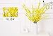MISSWARM 10 PCS Dancing Lady Orchids Butterfly Artificial Flowers, 38 Inches Silk Artificial Flower Fake Flowers for Wedding and Home Decoration(Yellow)
