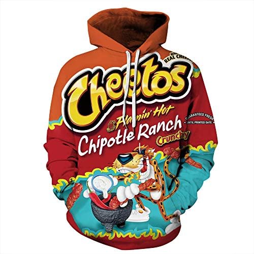 Plustrong Unisex 3D Casual Pullover Hoodie Hooded Sweatshirts