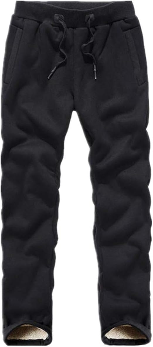 Pantaloni In Pile Per Bambini - Pantaloni Della Tuta Invernali Morbidi Con Fodera Calda, Polsini Elastici 2-12 Anni - Foto 2