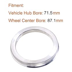 ZHTEAPR 4pc Wheel Hub Centric Rings 71.5 to 87.1