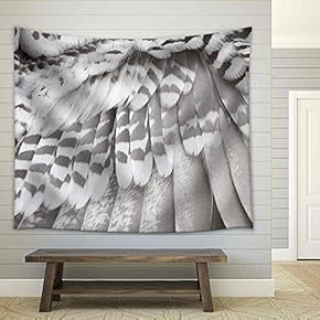 Part of Bird - Fabric Wall Tapestry Home Decor - 51x60 inches