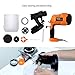 Paint Sprayer 800ml/min, Electric Spray Gun with Three Spray Patterns, Four Nozzle Sizes, Adjustable Valve Knob, Quick Refill Lid and 900ml Detachable Container