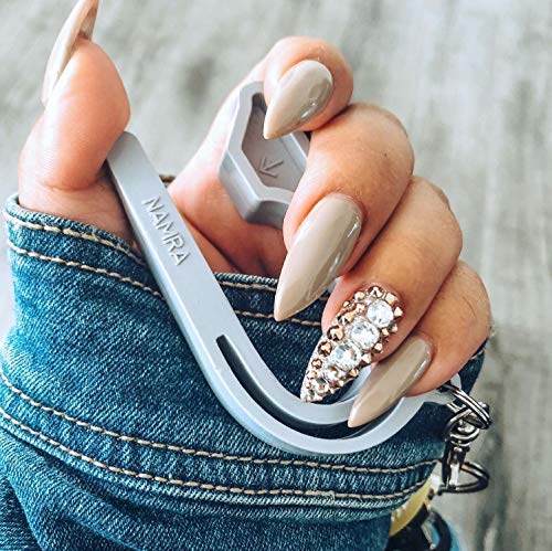 The Car Seat Key - Easy CAR SEAT UNBUCKLE by NAMRA Made in USA (Grey)