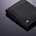 alpine swiss Men's RFID SAFE Deluxe Wallet Genuine Leather 14 Pocket ID Bifold, Black, One Size