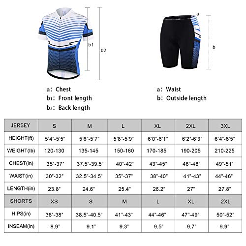 BALEAF Menu0027s Cycling Jersey Set Bicycle Short Sleeve Mountain Bike 