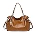 BOSTANTEN Leather Handbags Tote Purses Shoulder Crossbody Bags for Women Coffee