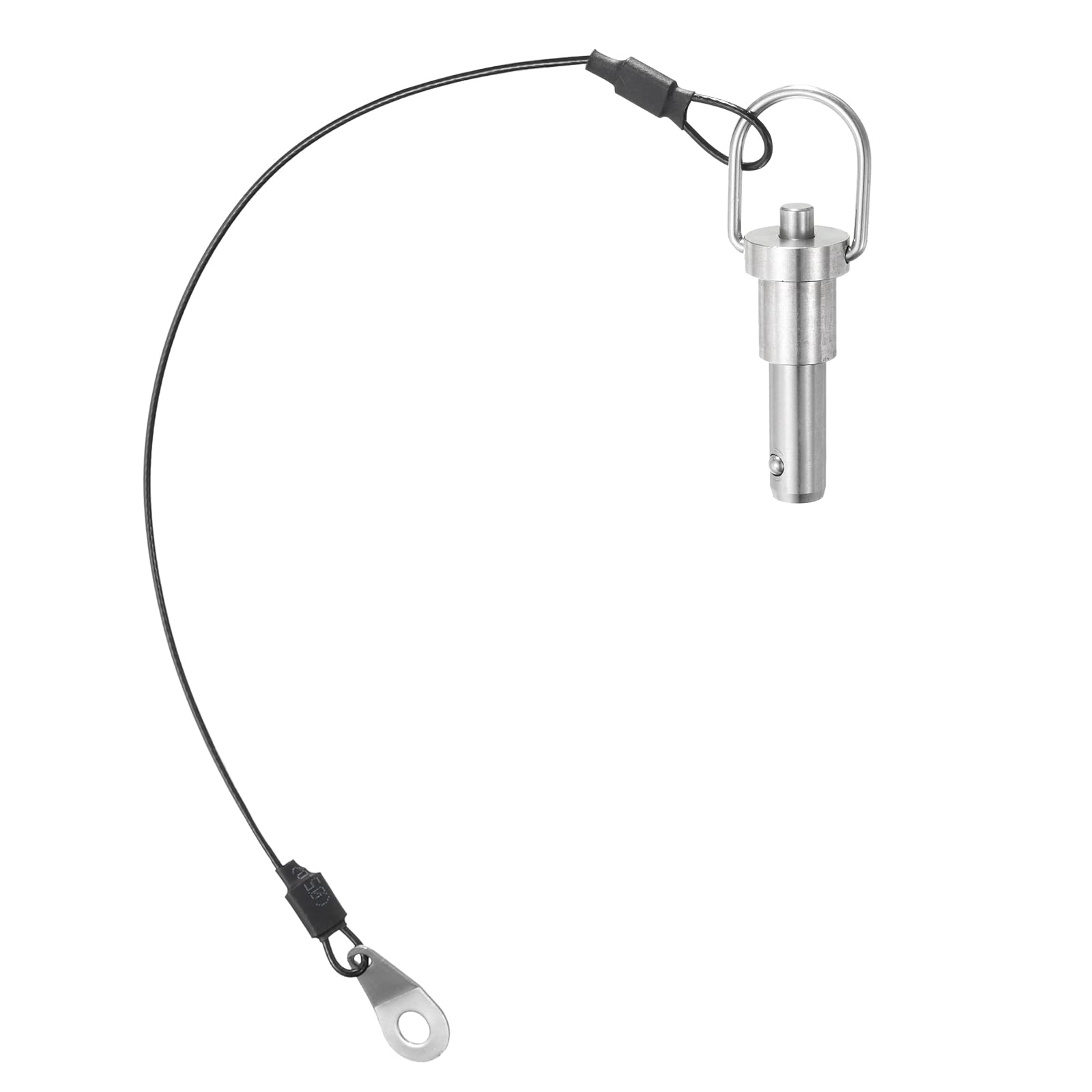 DTGN 8mmx10mm(DxL) Quick Release Pin - Good for Quickly Connecting and Hooking Up Components - 304 Stainless Steel Ball Locking Pins with Push Button - Silver