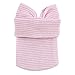 Evelin LEE Newborn Baby Girl Cute Pretty Bow Flower Pearl Hospital Hat, Pink, One Size