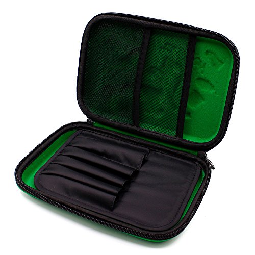 Cool Baseball Boys Dinosaur Pencil Case - Large Capacity Hardtop Pencil Box With Compartments - Colored Pencil Holder School Supply Organizer For Kids Girls Toddlers Children (Green)