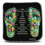 Acu Reflexology Relief Mat. Rotating Plastic Foot Mat Massage