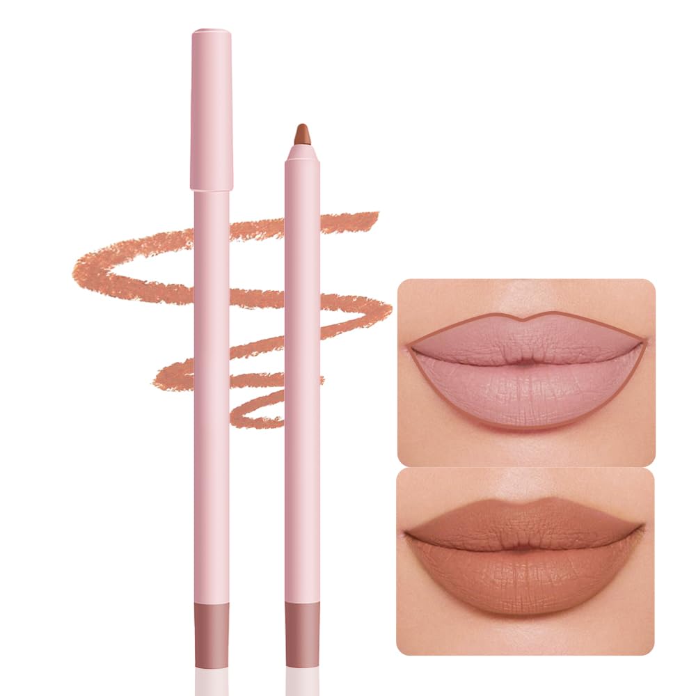 Photo 1 of 12 Colors lip liner pencils, Modern Classic Lip Liner, Lip Liner Pigmented Vegan Matte, Lasting Finish Lip Liner, Luxurious Creamy Long Lasting Lip Liner, Prevents Feathering and Fading, (01)