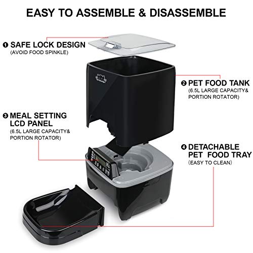 tdynasty automatic pet feeder