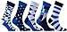 socks n socks-Men's 5-pair Luxury Fun Cool Cotton Colorful Mix Socks Gift Box