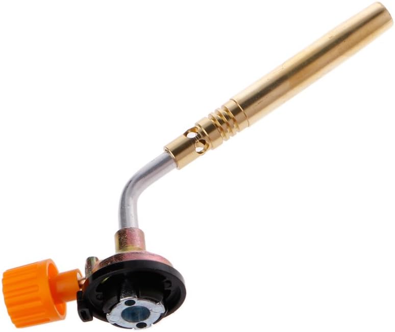 stoertuy Flamethrower Burner Butane Gas Blow Torch Hand Ignition Camping Welding BBQ Tool