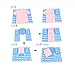 Hysada Clothes/T Shirt Folder Adjustable Folding Board, Adult Dress Pants Towels T-Shirt Folder/Shirt Folder/Laundry Folder Board Organizer, Blue